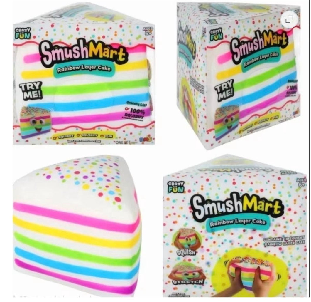 Smush Mart Rainbow Layer Cake