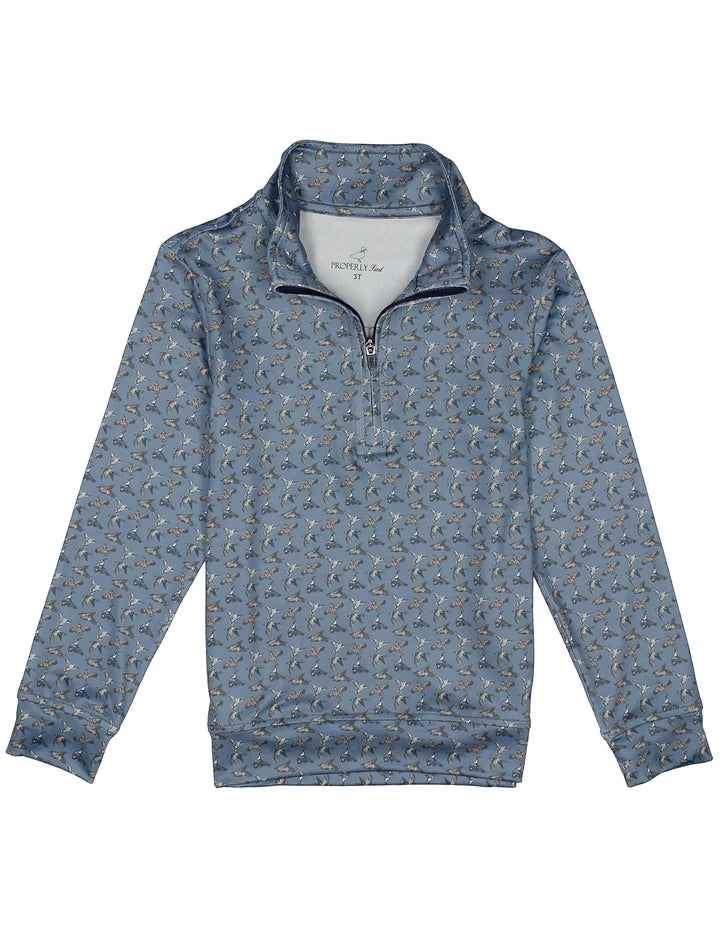 Boys Inlet Pullover Flock