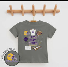 Preorder Game Day Vibes | Purple + Gold | Football Kid’s Tee