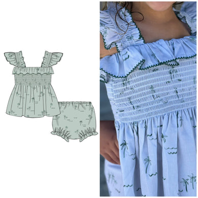 Palms Away Bloomer Set
