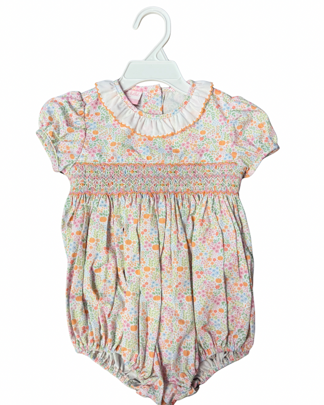 Pumpkin Floral Bubble