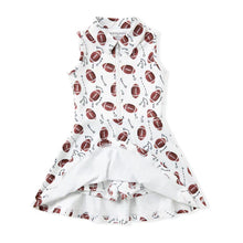 White Football Collar Tennis Dress