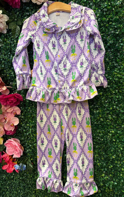 Mardi Gras Crawfish Pajama Set