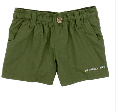 Boys Mallard Short Olive