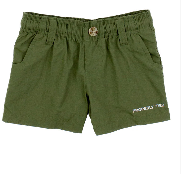 Boys Mallard Short Olive
