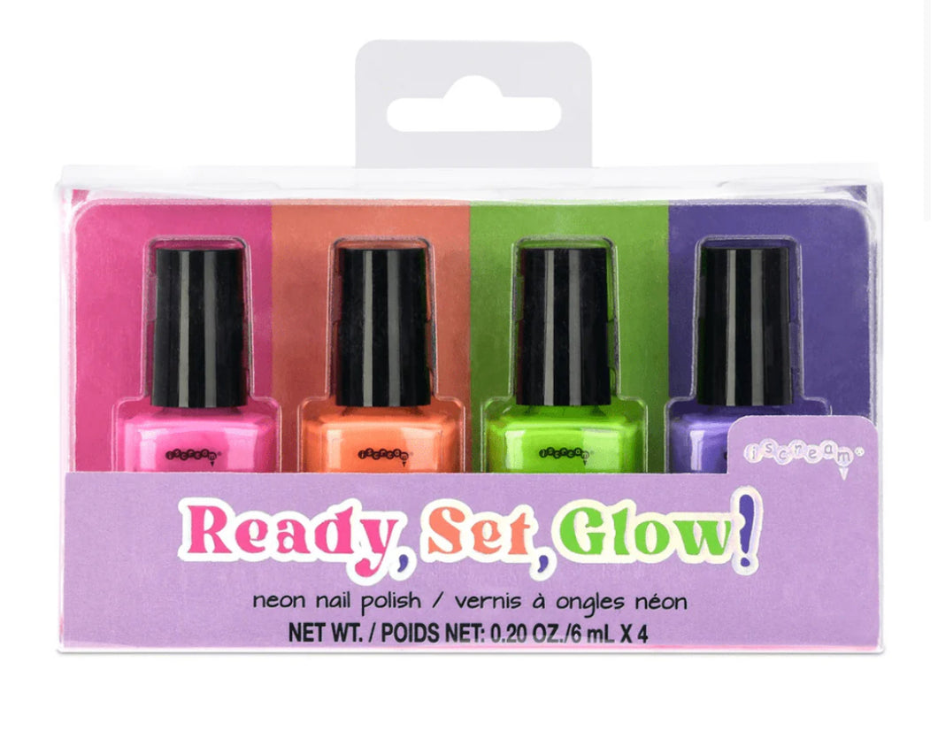 Ready,Set,Glow! Neon Nail Polish Set