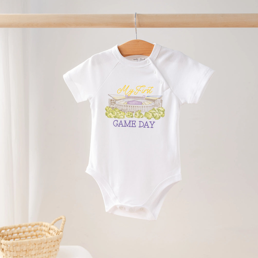 LSU My First Game Day Onesie