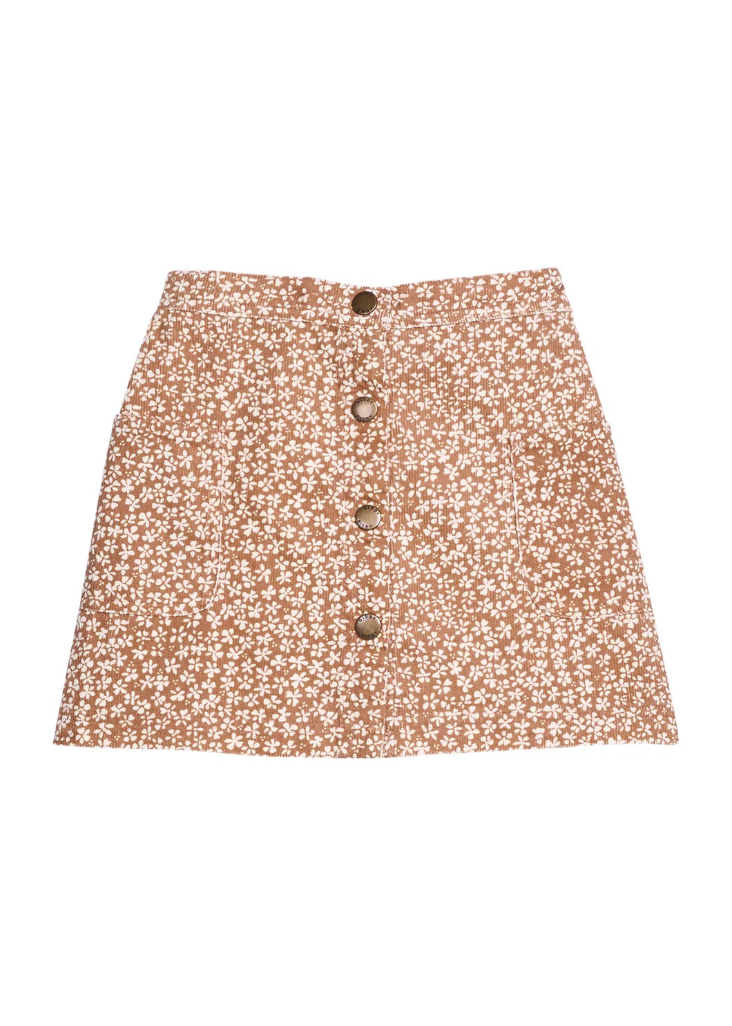 Emily Skirt-Aspen Floral Cinnamon