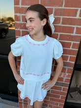Tween Bow Pearl Skort
