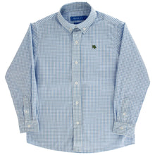 Button Down Shirt Blue Check