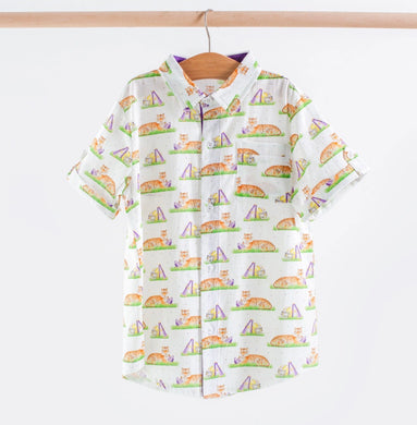 Mascot Mania in Louisana Short Sleeve Shirt