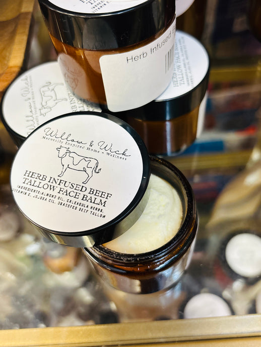 Herb Infused Beef Tallow Face Balm