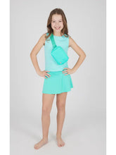 Tween Girls Tank Top, Summer Crossover Skort, Fanny Bag Set