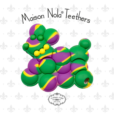 Beaded Dog Marble Teether