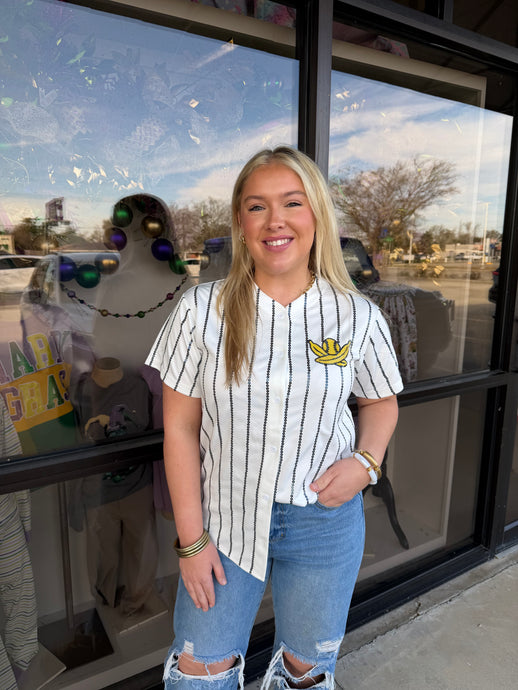 Preorder Sequin GEAUX Bananas Jersey Adult and Kids