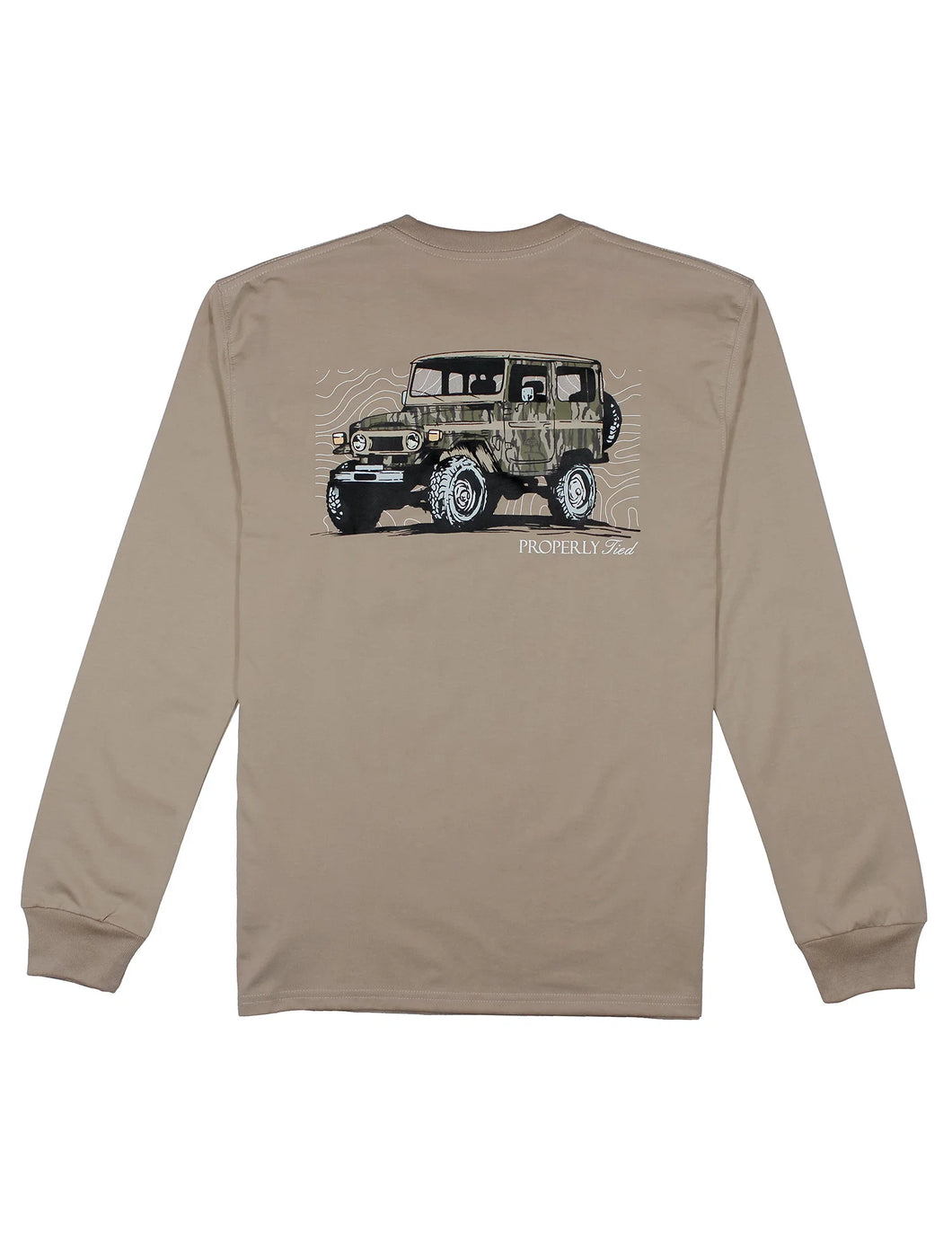 Boys Mossy Oak Topo Cruiser LS Sand