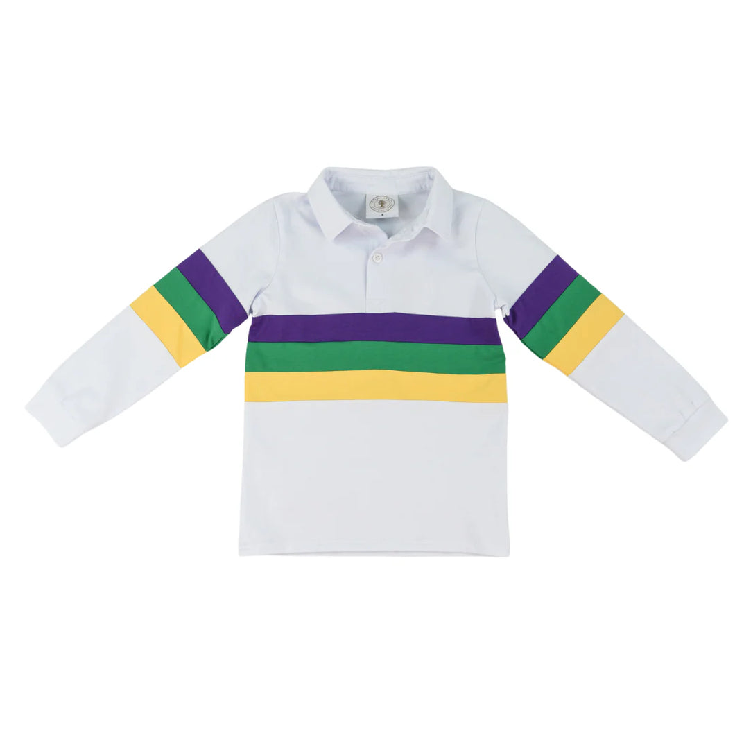 Mardi Gras Rugby Polo
