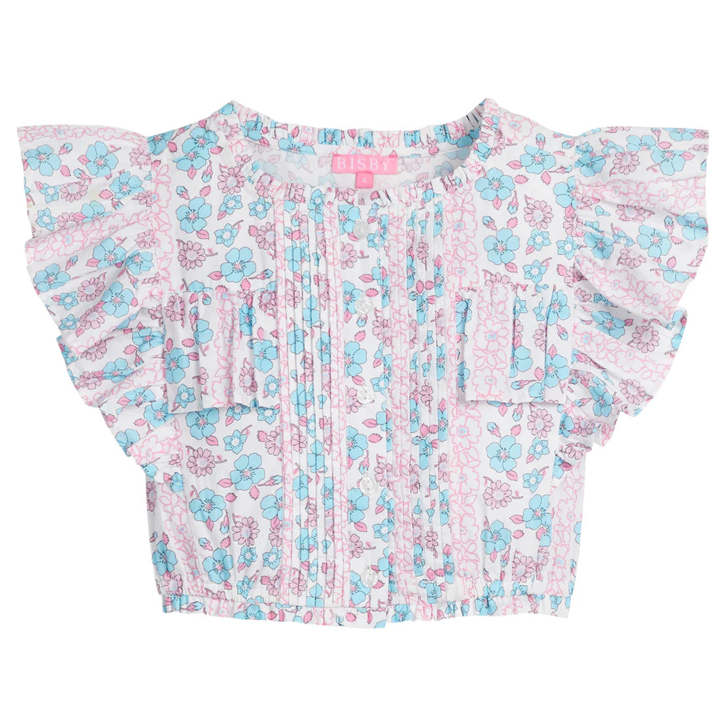 Amy Top - Marguerite Floral Pink