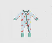 Hermit Crab Zipper Onesie