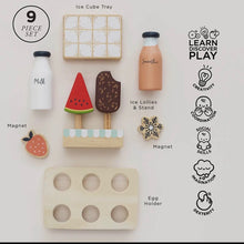 Wooden Kitchen Fridge Freezer