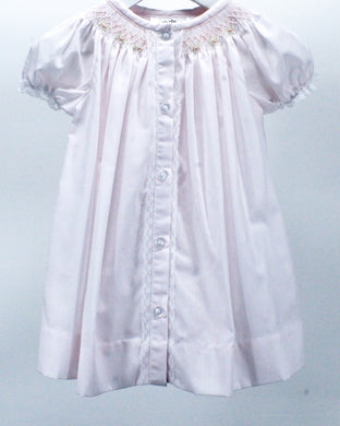 Pink Geometric Flowers Sophia Dress