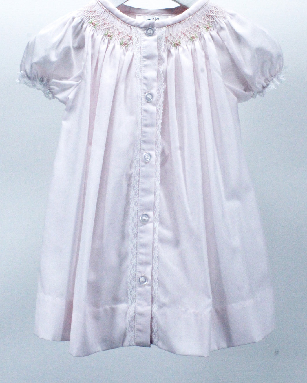 Pink Geometric Flowers Sophia Dress