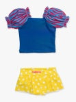 Puffed Sleeve Skirted 2-piece