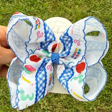 Back To School Hair Bow