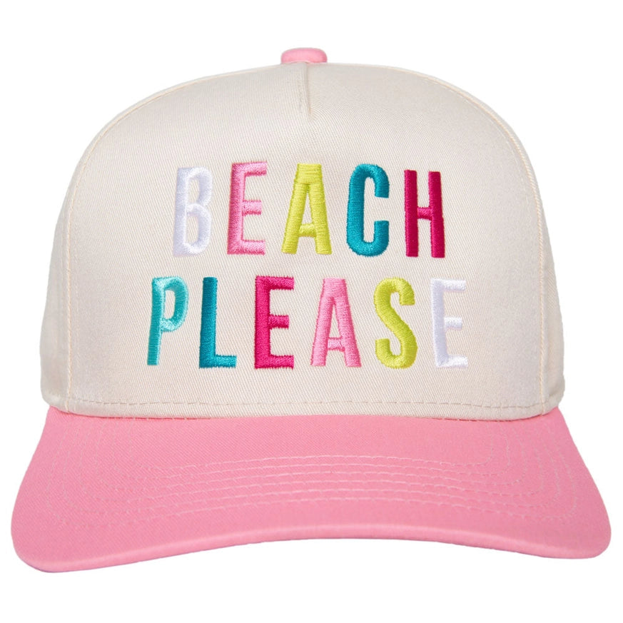BEACH PLEASE Two - Tone Hat