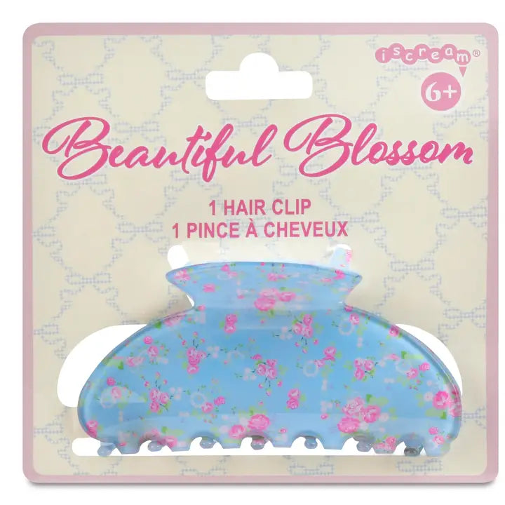 Beautiful Blossom Blue Hair Clip