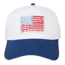 American Flag Two - Toned Fitted Hat