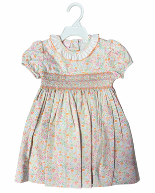 Pumpkin Floral Dress