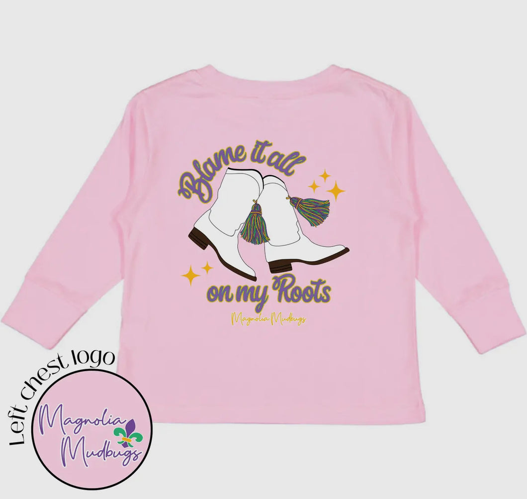 Preorder Blame it on my Roots Kids T-Shirt