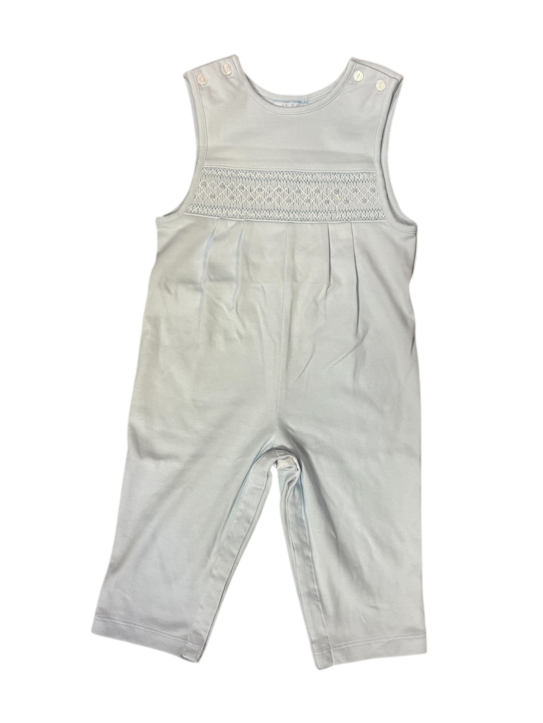 Baby Blue Smocked Overall