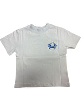 Crab Logo Tee on Bayberry