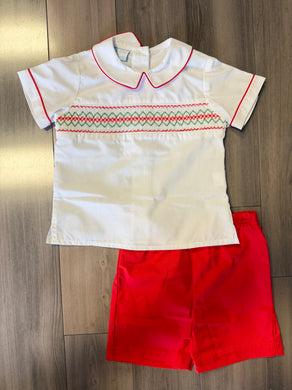 Christmas White Boys Set