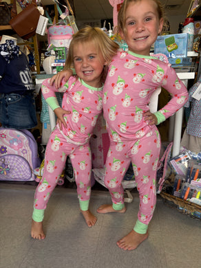 Snowmen Two Piece Pajamas Set
