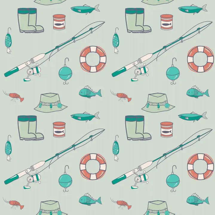 Zipper Footie - Cast A Line