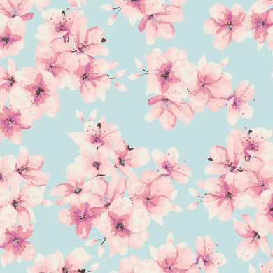 Zipper Footie - Cherry Blossom