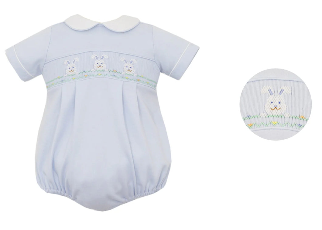 BUNNY BOY ́S- Lt.blue knit boy's bubble