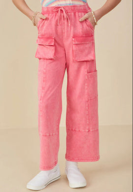 Hayden Girl Pink Draw String Pants