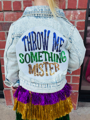 Throw Me Something Denim Jacket