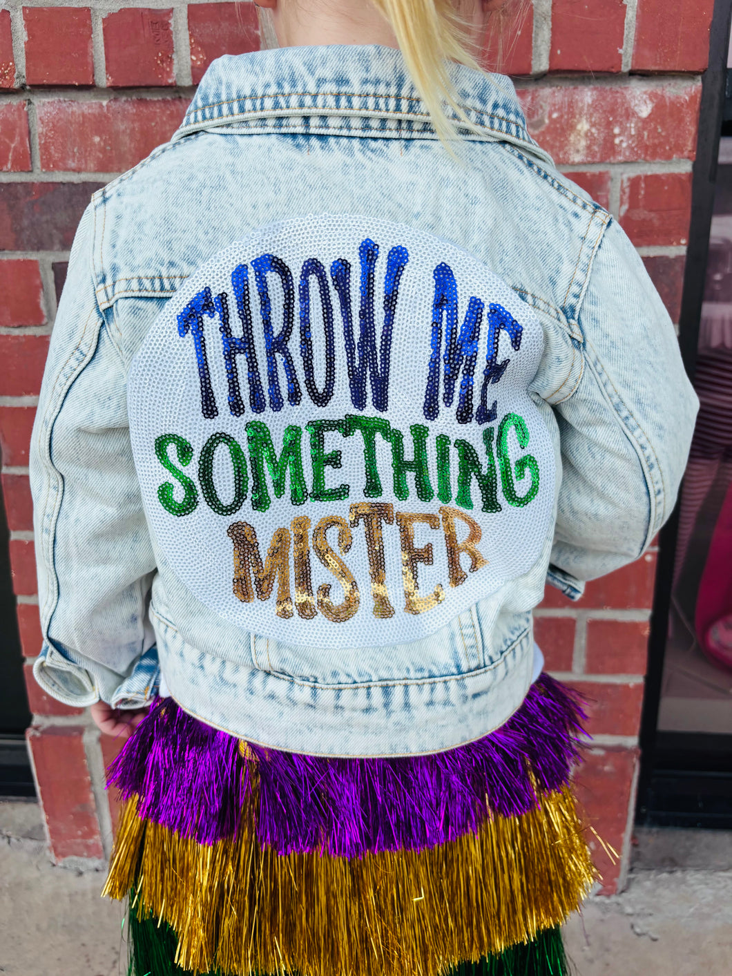 Throw Me Something Denim Jacket