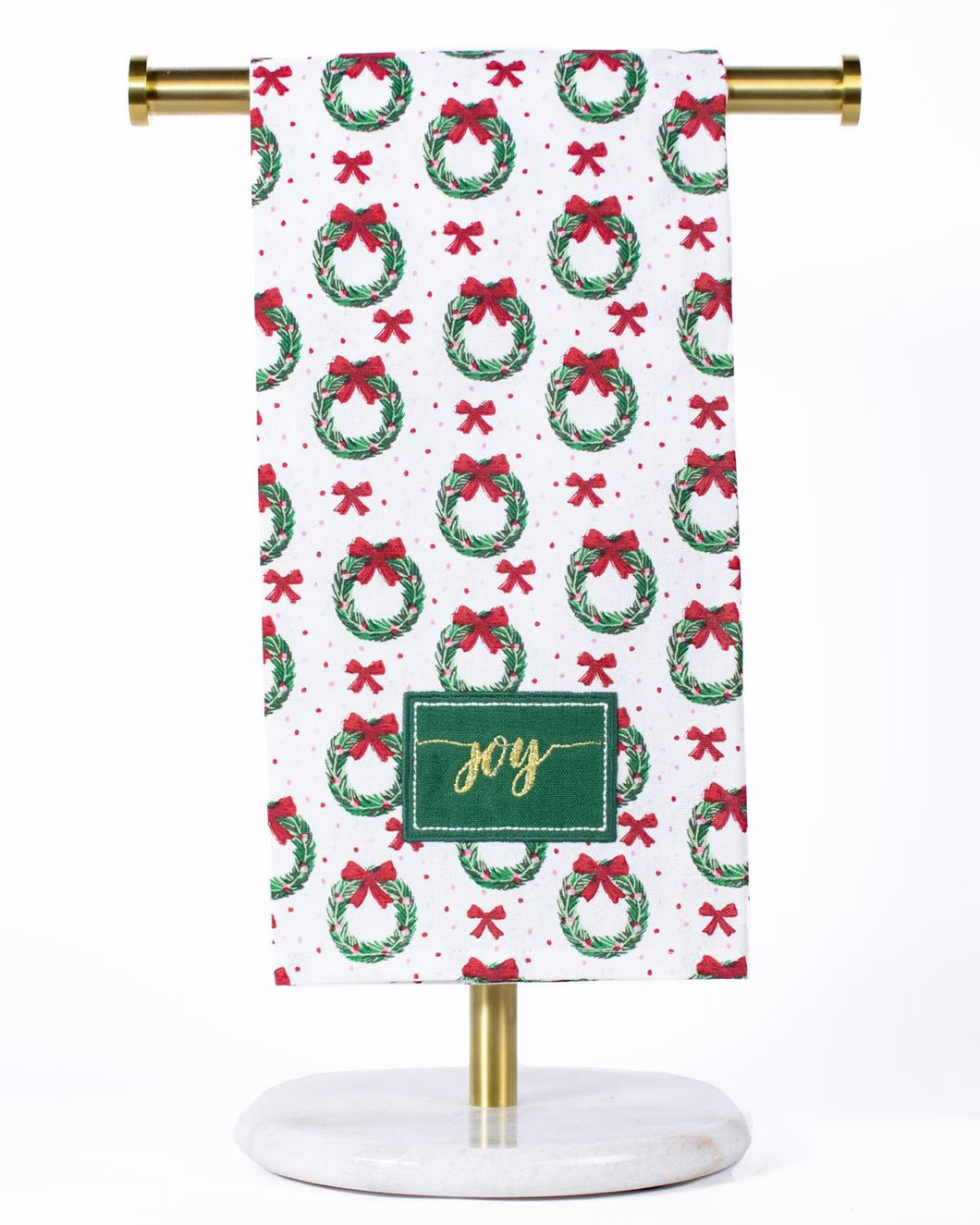 Joy Clara Wreath Hand Towel