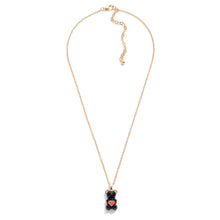 Short Gold Tone Necklace Featuring Candy Bear Charms