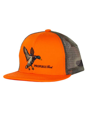 Boys Sportman Trucker Hat Flying Mallard