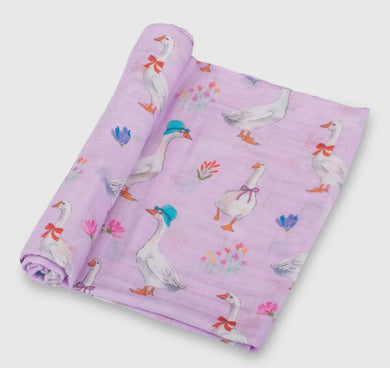 Cute Goose Baby 100% Cotton Muslin Swaddle