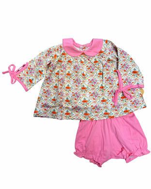 Mary Charlotte Pretty Pumpkin Bloomer Set