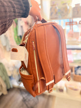 Cognac Boss Plus Backpack Diaper Bag