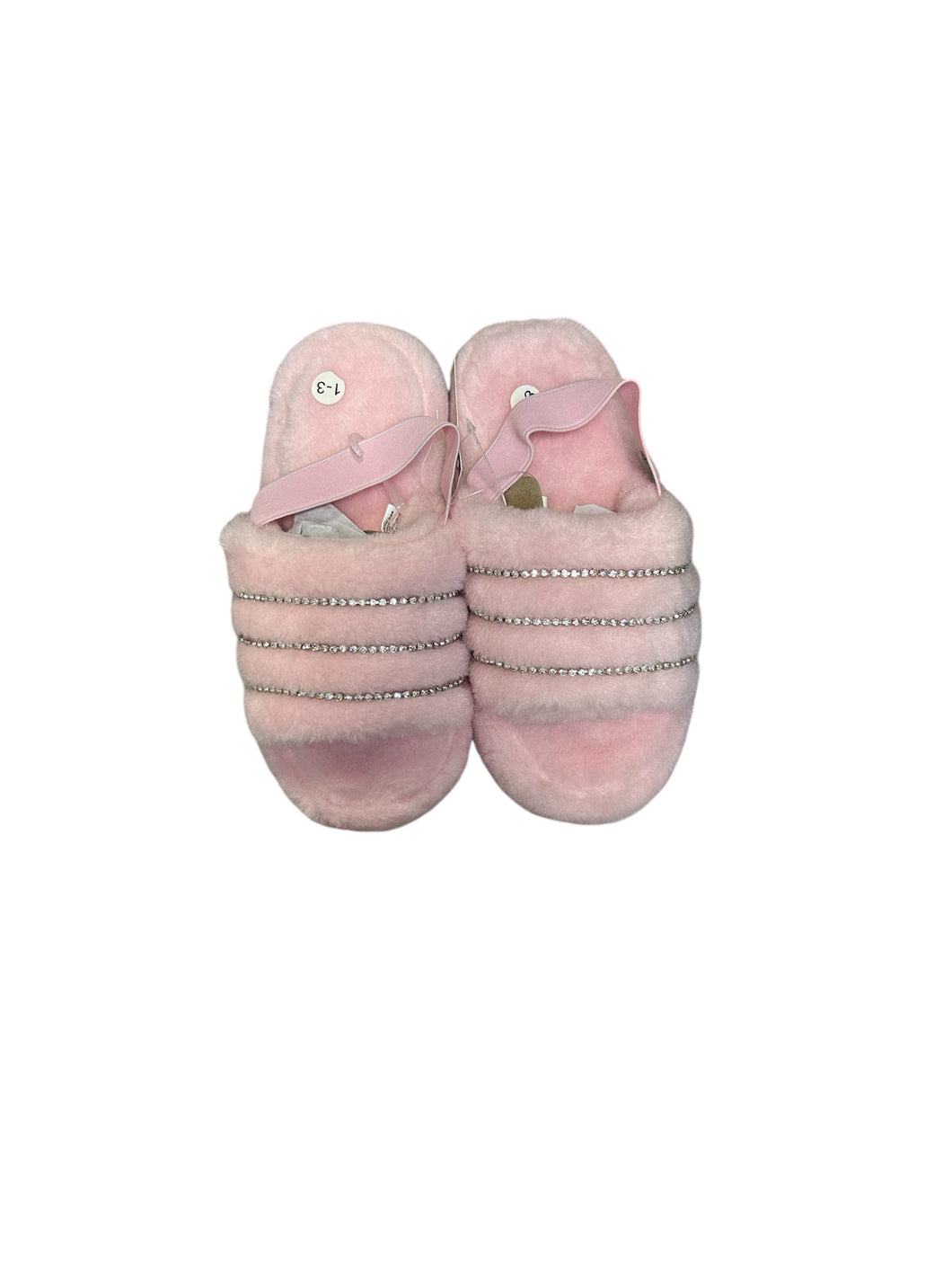 Pink Rhinestone Slippers